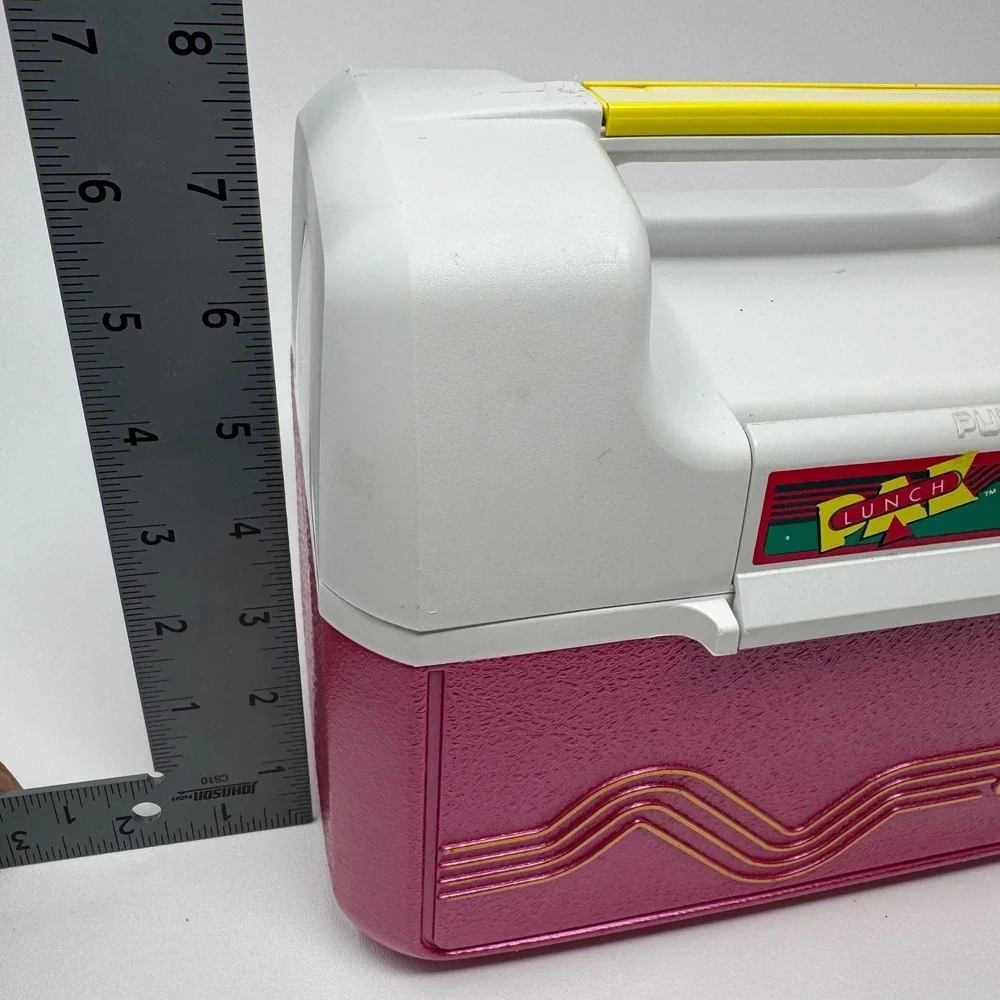Vintage Coleman Lunch Pak Cooler Pink White Model 5202 5203 5204 Retro 90s